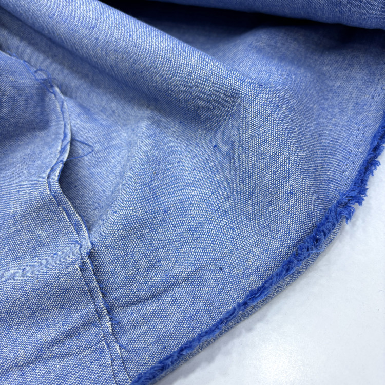 Yıkanmış Natural Buldan Keten Kumaş