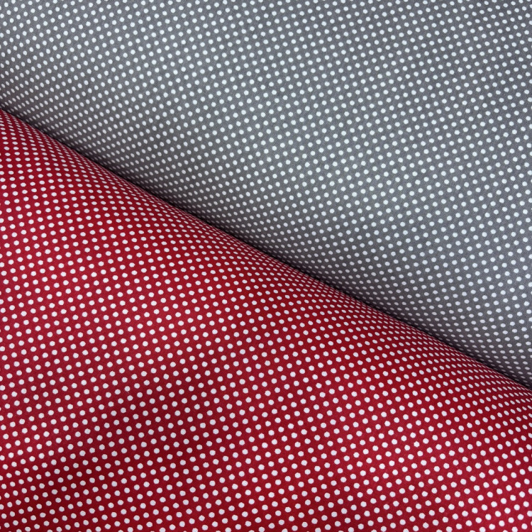 Puantiye Desenli Poplin Kumaş Puantiye Desenli Poplin Kumaş