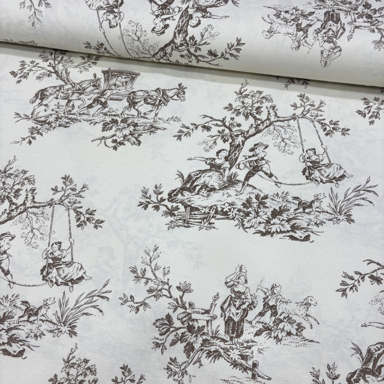 Desenli Duck Kumaş Desenli Duck Kumaş